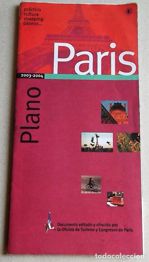 Gebrauchte B&uuml;cher: Plano de Par&iacute;s. Editado por la Oficina de Turismo y Congresos de Par&iacute;s.