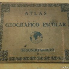 Libros de segunda mano: ATLAS GEOGRÁFICO ESCOLAR CAMÍ. F. PALUZIE. 1938.