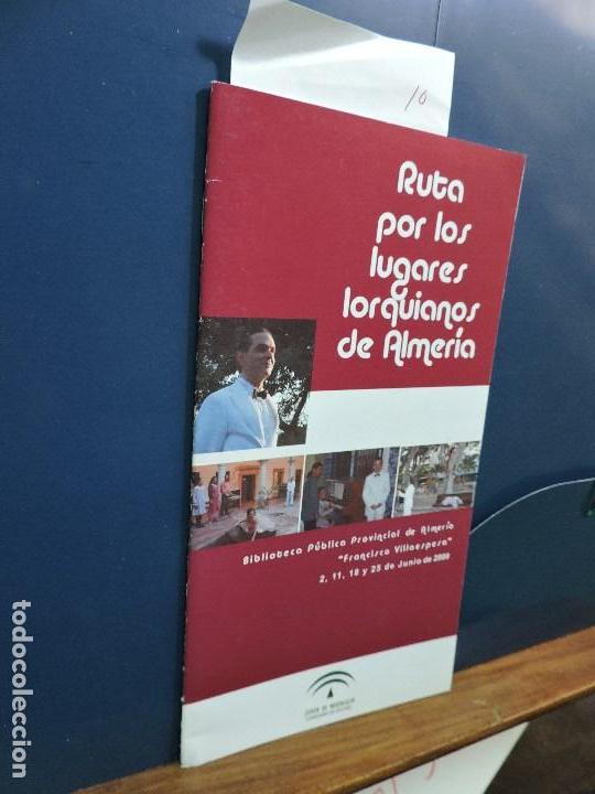 Gebrauchte B&uuml;cher: Ruta por los lugares lorquianos de Almer&iacute;a. Almer&iacute;a 2009