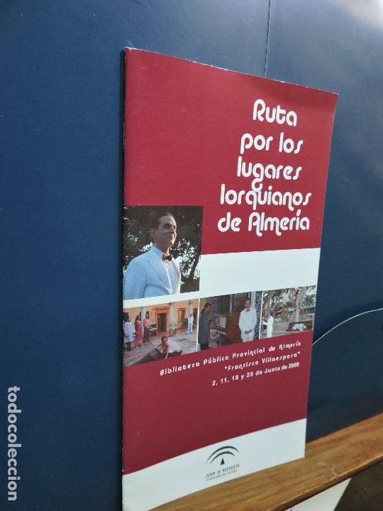 Gebrauchte B&uuml;cher: Ruta por los lugares lorquianos de Almer&iacute;a. Almer&iacute;a 2009