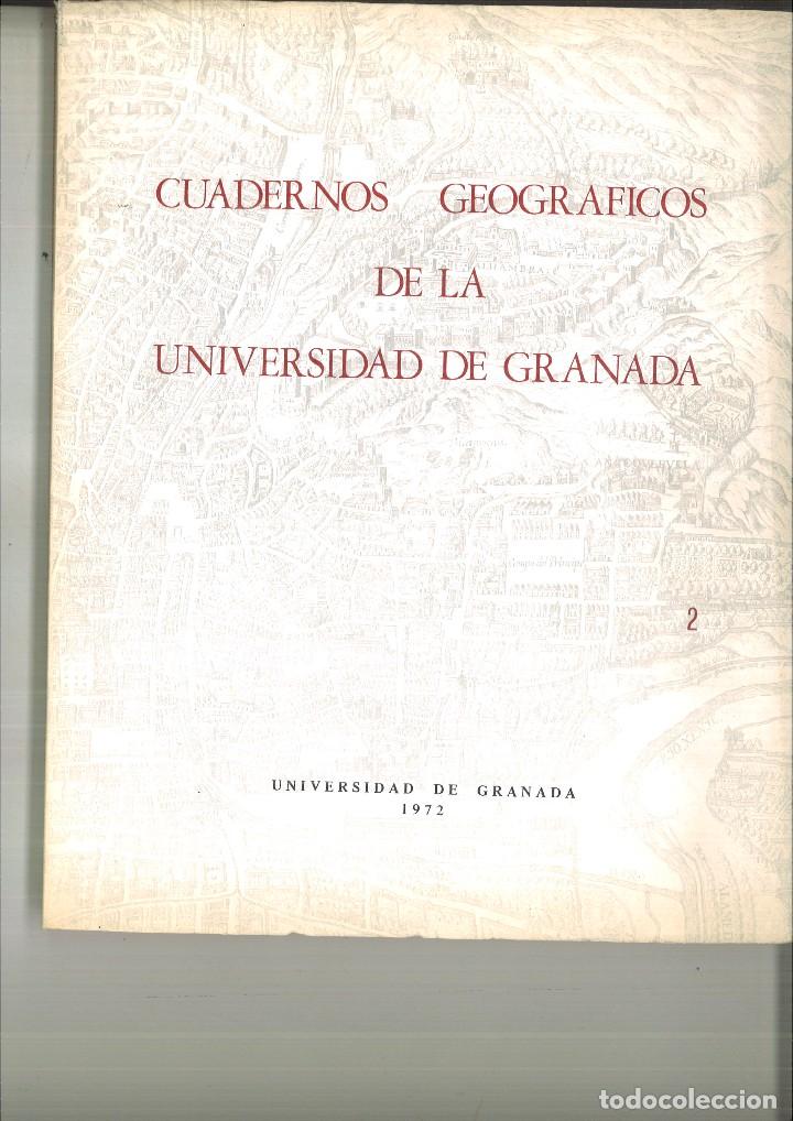 Gebrauchte B&uuml;cher: CUADERNOS GEOGR&Aacute;FICOS DE LA UNIVERSIDAD DE GRANADA 2.