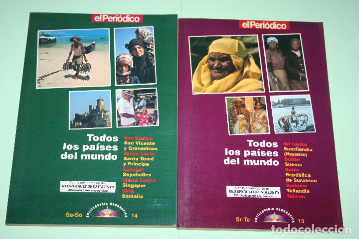 Libros de segunda mano: 2 LIBROS GU&Iacute;A PR&Aacute;CTICA *** COLECCI&Oacute;N TODOS LOS PAISES DEL MUNDO n&ordm; 14 y n&ordm; 15 *** EL PERI&Oacute;DICO (1991