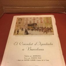 Libros de segunda mano: EL CONSOLAT D'IGUALADA A BARCELONA 1972 - 70PAGS MIDE 25X18CMS - MUY CURIOSO. Lote 126045035