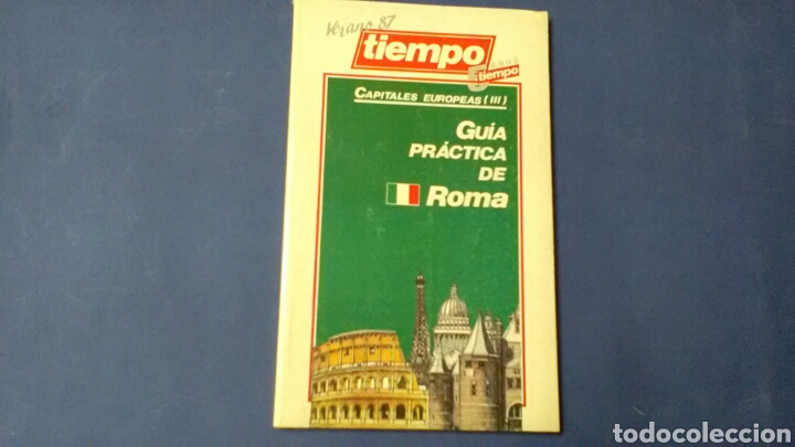 Libri di seconda mano: GUIA PR&Aacute;CTICA DE ROMA .Tiempo 1987 -81pp (11x18 )