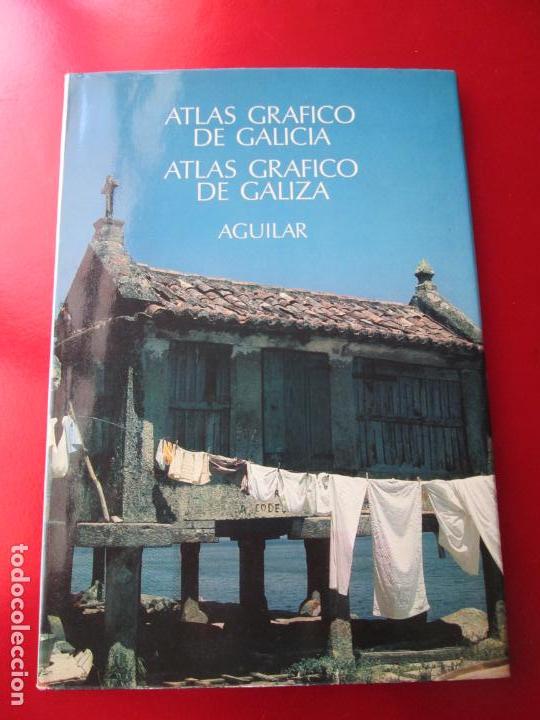 Libri di seconda mano: LIBRO-ATLAS GR&Aacute;FICO DE GALICIA-SOBRECUBIERTA-1&ordf;EDICI&Oacute;N-1977-BUEN ESTADO-VER FOTOS