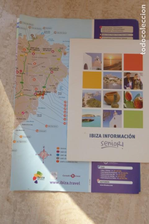 Libros de segunda mano: IBIZA INFORMACI&Oacute;N. Gastronom&iacute;a, lugares, informaci&oacute;n pr&aacute;ctica + Plano general de la isla y Plano de