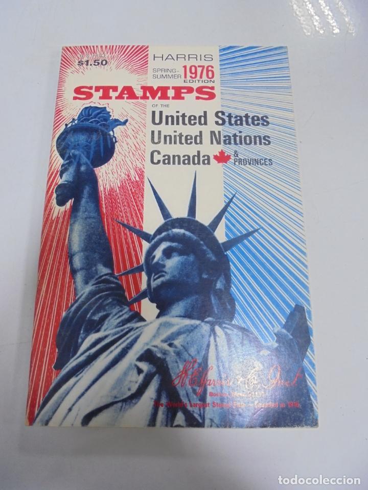 Libri di seconda mano: STAMPS. USA, CANADA & PROVINCES. 1976. HARRIS CATALOG.