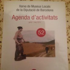 Libros de segunda mano: XARXA DE MUSEUS LOCALS DE LA DIPUTACIO DE BARCELONA -AGENDA D´ACTIVITATS