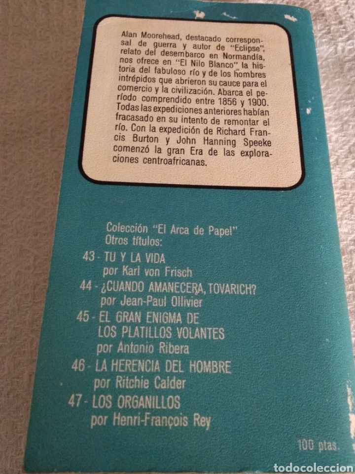 Libros de segunda mano: El Nilo Blanco. Alan Moorehead - Foto 2