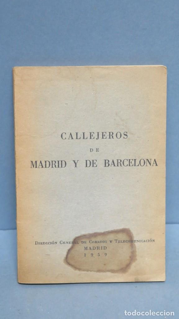 Gebrauchte B&uuml;cher: CALLEJEROS DE MADRID Y DE BARCELONA SEGUNDA EDICI&Oacute;N DIRECCI&Oacute;N GENERAL DE CORREOS Y TELECOMUNICACI