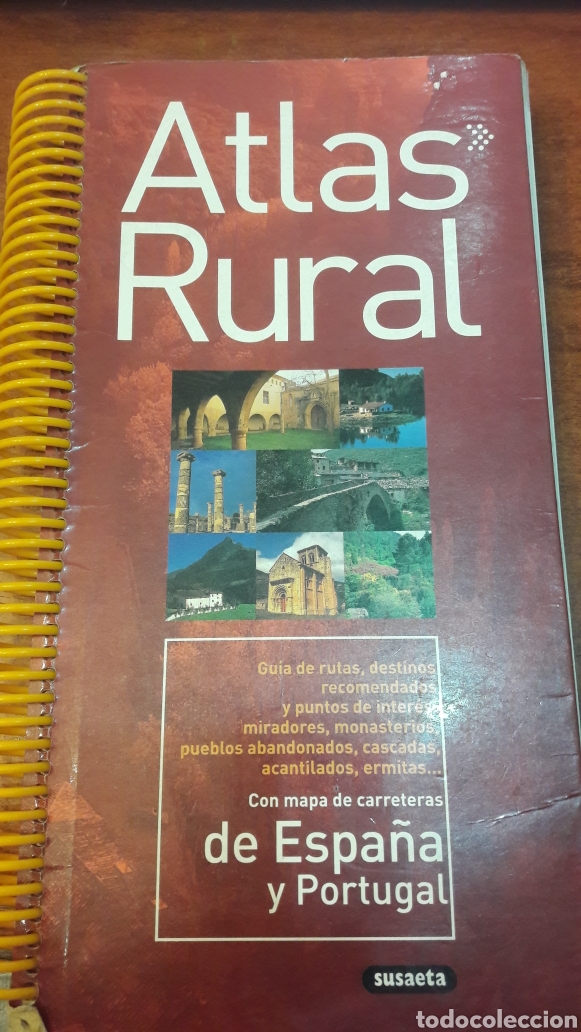 Libros de segunda mano: Atlas Rural de Espa&ntilde;a y Portugal Susaeta