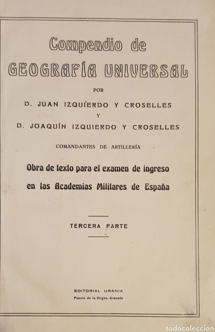 Libros de segunda mano: Compendio de Geograf&iacute;a Universal - Foto 1