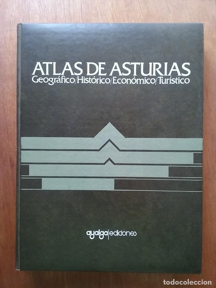 Libri di seconda mano: ATLAS DE ASTURIAS, AYALGA EDICIONES, GEOGRAFICO HISTORICO ECONOMICO TURISTICO, 1977