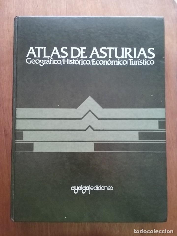 Libri di seconda mano: ATLAS DE ASTURIAS, AYALGA EDICIONES, GEOGRAFICO HISTORICO ECONOMICO TURISTICO, 1977