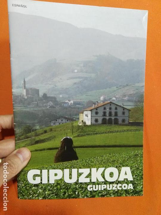 Libros de segunda mano: folleto guia turistica de gipuzkoa