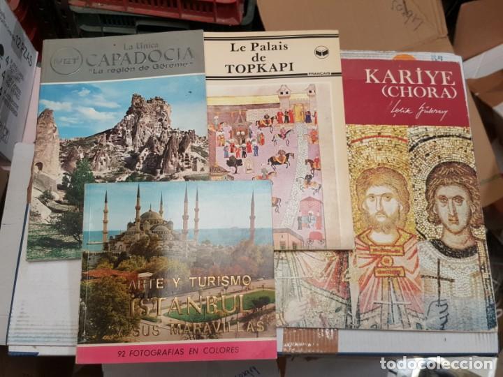 Libros de segunda mano: Cuatro libros sobre Turquia. Capadocia. Chora. Topkapi. Estambul.