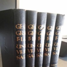 Libros de segunda mano: GEOGRAFIA UNIVERSAL - INSTITUTO GALLACH - 1964 - 5 TOMOS COMPLETA