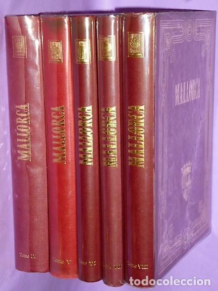 Libros de segunda mano: LAS BALEARES POR LA PALABRA Y EL GRABADO. MALLORCA (5 TOMOS)