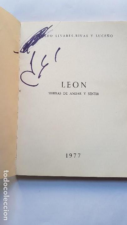 Libros de segunda mano: LEON, TIERRAS DE ANDAR Y SENTIR. - Foto 2
