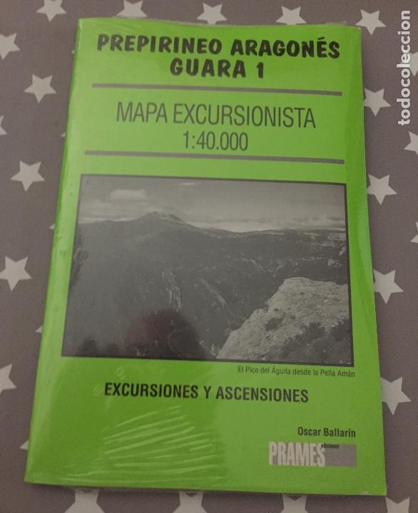 Gebrauchte B&uuml;cher: PREPIRINEO ARAGONES GUARA 1, MAPA EXCURSIONISTA Oscar Ballarin