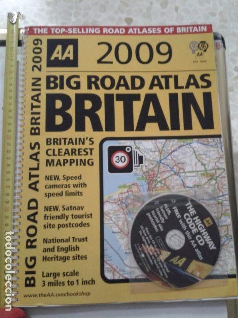 Libros de segunda mano: AA Big Road Atlas Britain 2009 (AA Atlases and Maps). CONTIENE CD-ROM