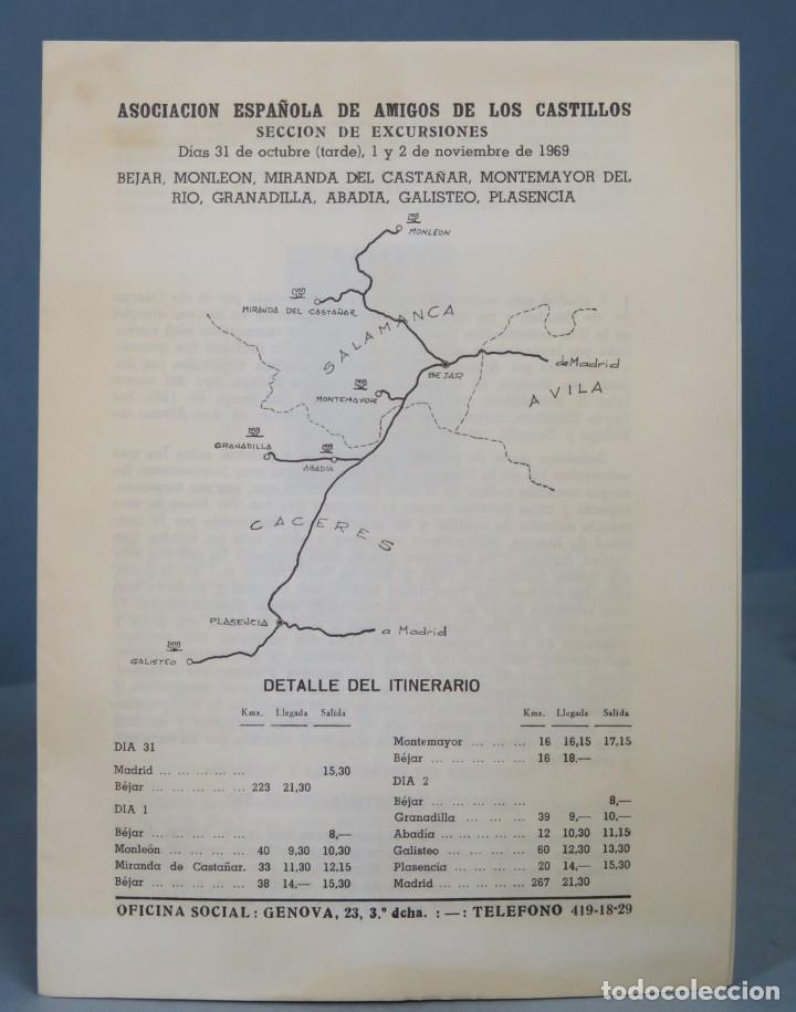 Gebrauchte B&uuml;cher: ASOCIACION ESPA&Ntilde;OLA DE AMIGOS DE LOS CASTILLOS. SECCION EXCURSIONES. 31 OCT Y 1-2 NOV. 1969