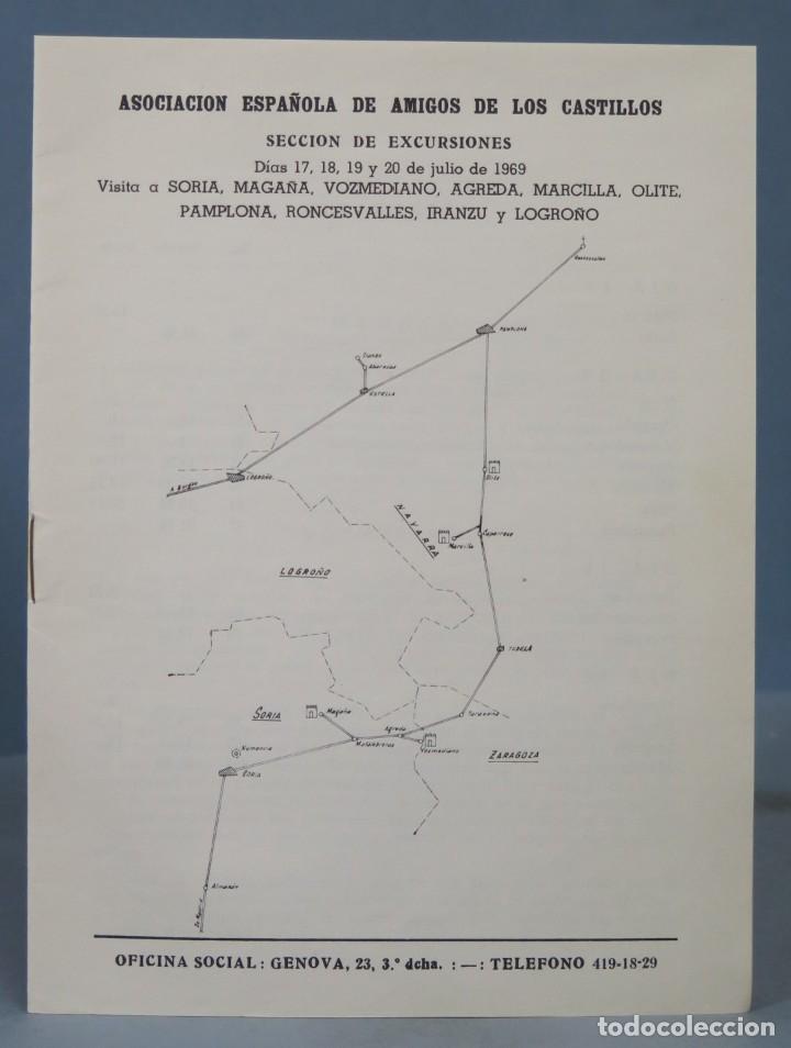 Libri di seconda mano: ASOCIACION ESPA&Ntilde;OLA DE AMIGOS DE LOS CASTILLOS. SECCION EXCURSIONES.17 18 19 20 JULIO. 1969
