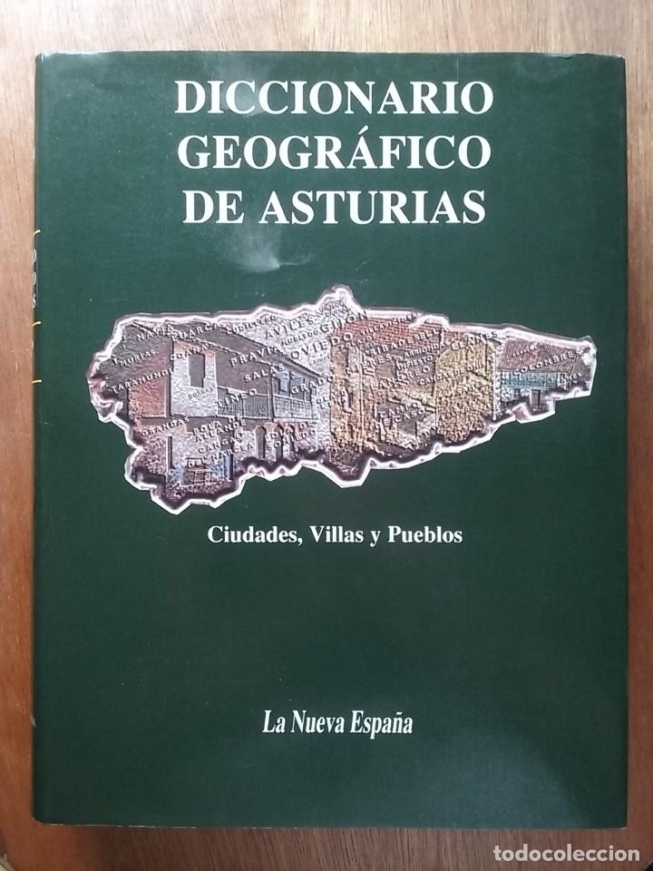 Second hand books: DICCIONARIO GEOGRAFICO DE ASTURIAS, CIUDADES VILLAS Y PUEBLOS, LA NUEVA ESPA&Ntilde;A, 2000
