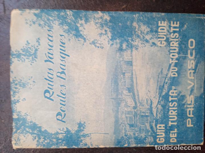Libros de segunda mano: Rutas vascas. Routes basques. Gu&iacute;a de turista (edici&oacute;n biling&uuml;e castellano-franc&eacute;s)