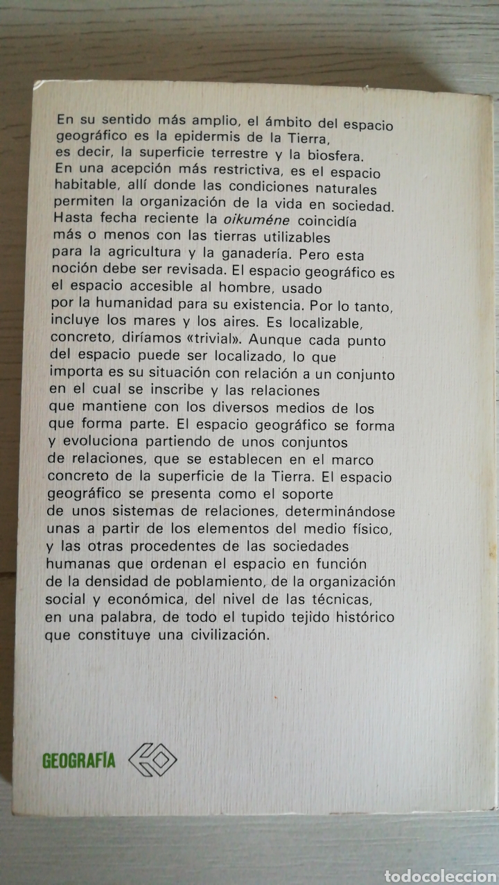 Libros de segunda mano: El espacio geografico. Oliver Dollfus - Foto 2