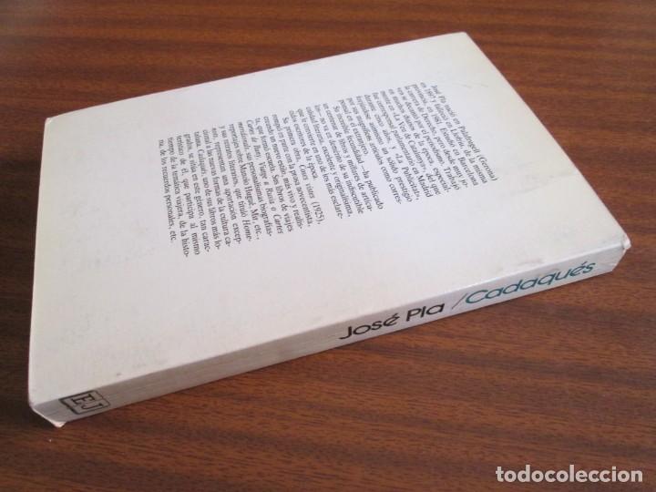 Libros de segunda mano: Cadaqu&eacute;s --- Jos&eacute; Pla - Foto 3