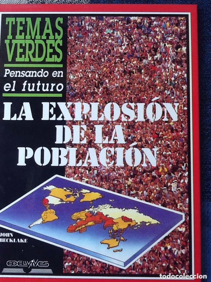 Libros de segunda mano: TEMAS VERDES LA EXPLOSI&Oacute;N DE LA POBLACI&Oacute;N
