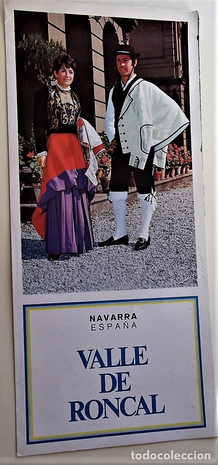 Libros de segunda mano: Valle del Roncal. Folleto informativo de la Diputaci&oacute;n Foral de Navarra