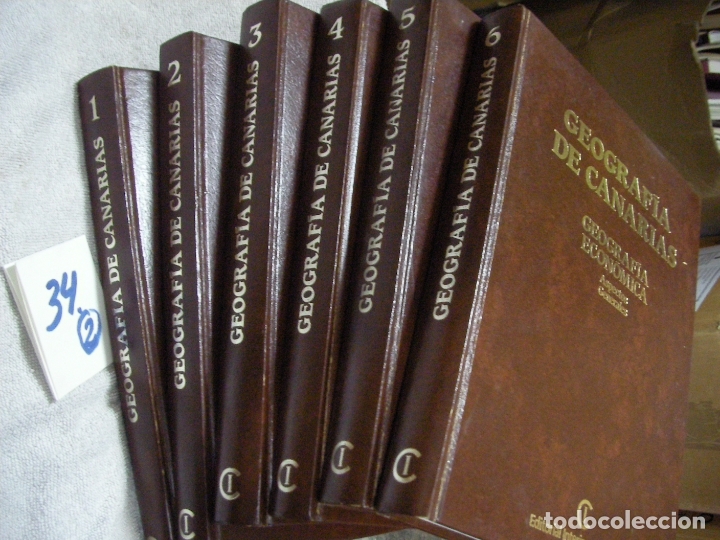 Libri di seconda mano: GRAN COLECCION COMPLETA GEOGRAFIA DE CANARIAS (6 VOL.)