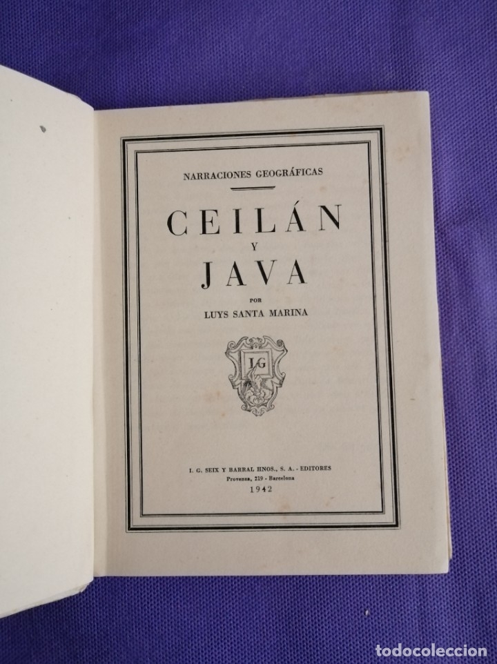 Libros de segunda mano: Ceil&aacute;n y Java - Foto 2