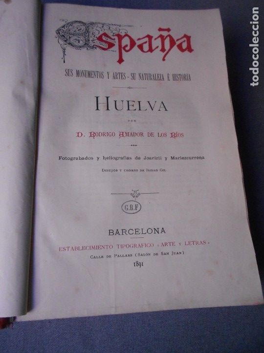 Libros de segunda mano: ESPA&Ntilde;A. HUELVA - Foto 3