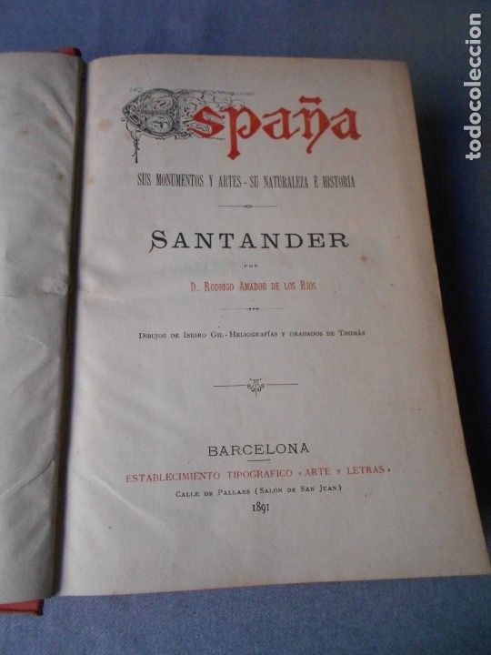 Libros de segunda mano: ESPA&Ntilde;A. SANTANDER - Foto 2