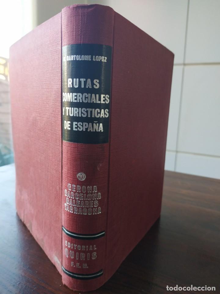 Libri di seconda mano: 4 Rutas comerciales y tur&iacute;sticas de Espa&ntilde;a, Gerona, Barcelona Baleares y Tarragona.