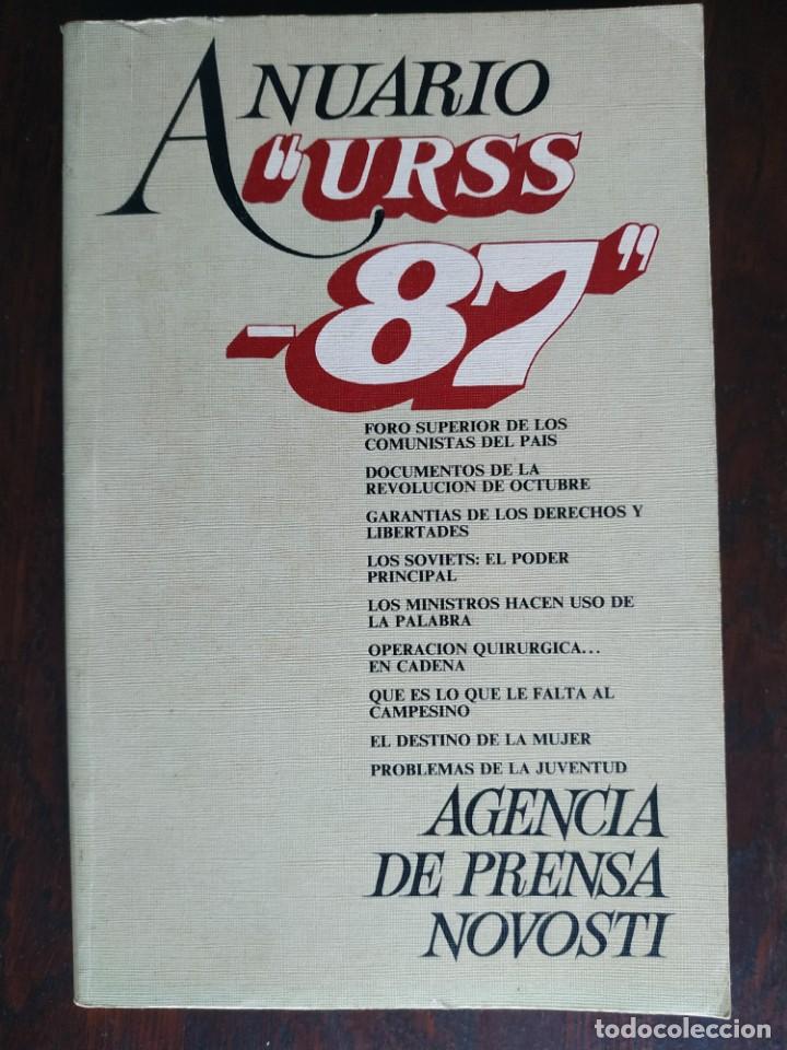 Livros em segunda m&atilde;o: Anuario URSS 87 Agencia de prensa novosti. una recopilacion con los 23 temas mas destacados del a&ntilde;o