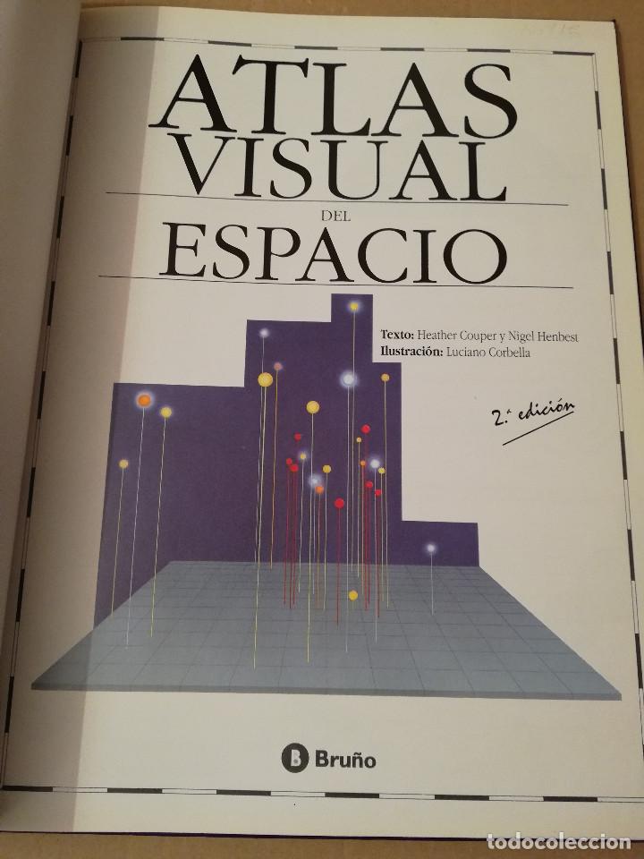 Libros de segunda mano: ATLAS VISUAL DEL ESPACIO (BRU&Ntilde;O) - Foto 2