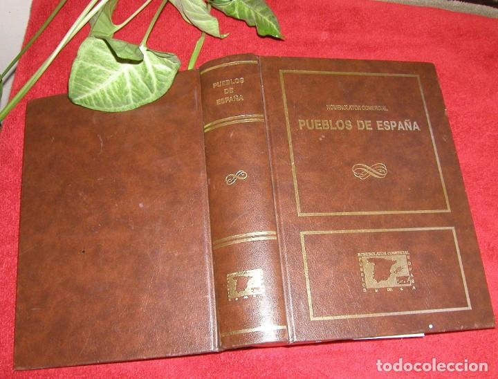 Libri di seconda mano: NOMENCL&Aacute;TOR COMERCIAL PUEBLOS DE ESPA&Ntilde;A A&Ntilde;O 1992 SIMIL PIEL 1040 P&Aacute;GINAS