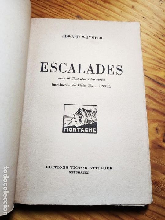 Libros de segunda mano: Escalades. Edward Whymper. - Foto 2