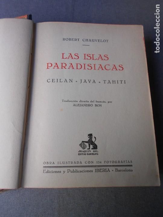 Libros de segunda mano: LAS ISLAS PARADISIACAS - Foto 2