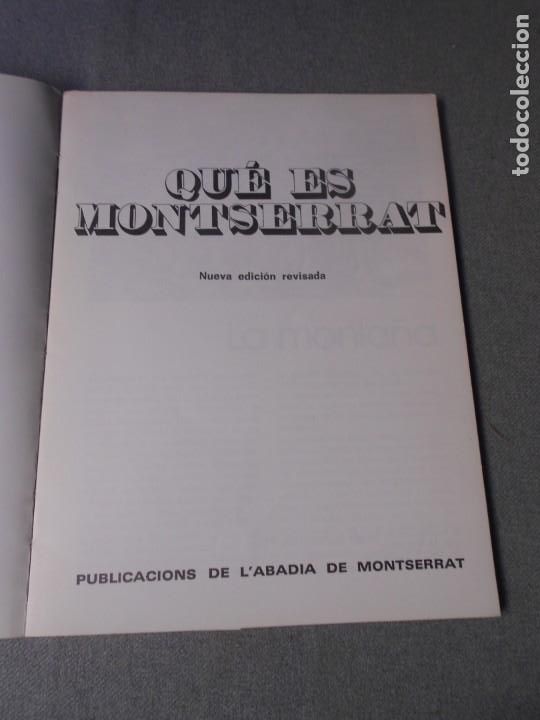 Libros de segunda mano: QU&Eacute; ES MONTSERRAT - Foto 3