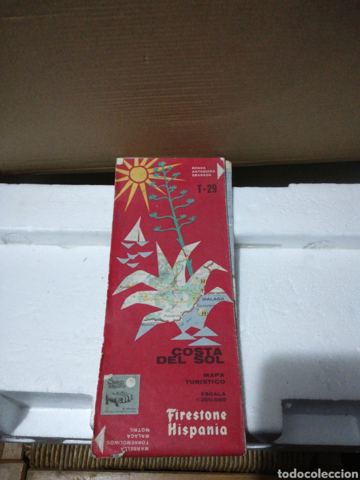 Mapa tur&iacute;stico costa del sol firestone hispania