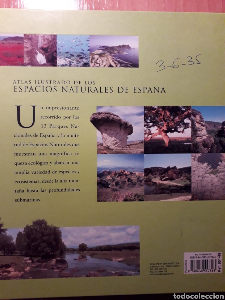 Libros de segunda mano: Espacios Naturales de Espa&ntilde;a - Foto 2