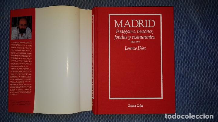 Libros de segunda mano: Madrid, bodegones, mesones, fondas y restaurantes