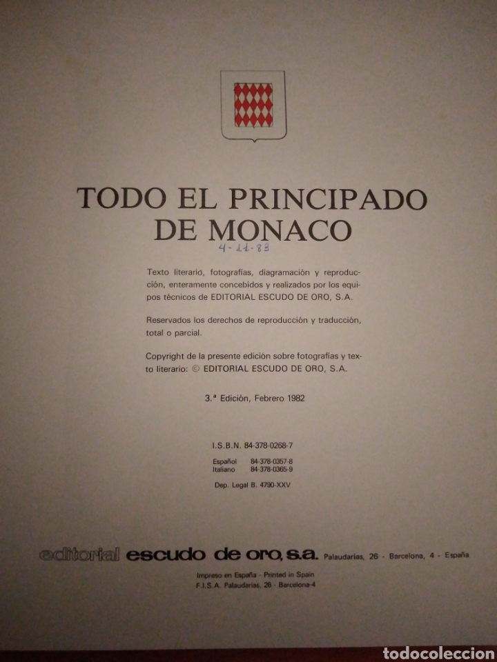 Libros de segunda mano: Todo-el Principado de M&oacute;naco - Foto 3