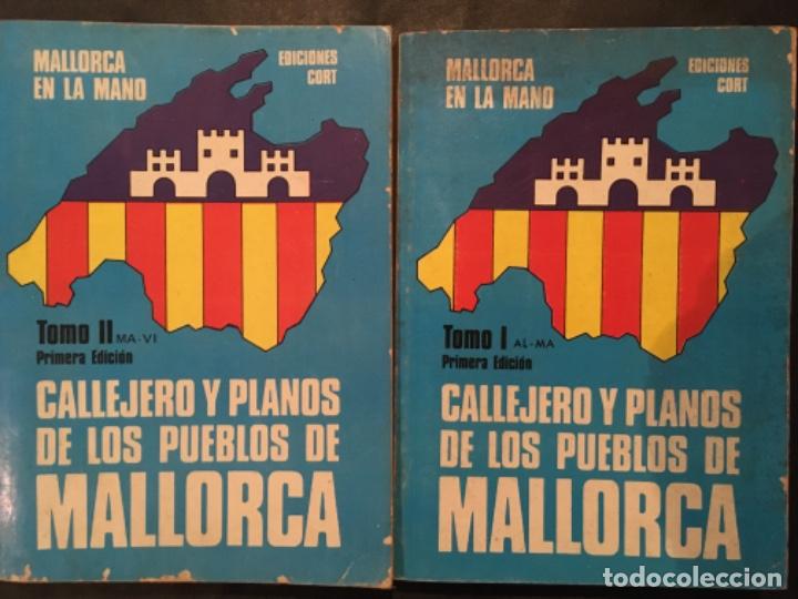 Libros de segunda mano: MALLORCA EN LA MANO, CALLEJERO Y PLANOS DE LOS PUEBLOS DE MALLORCA, 1977