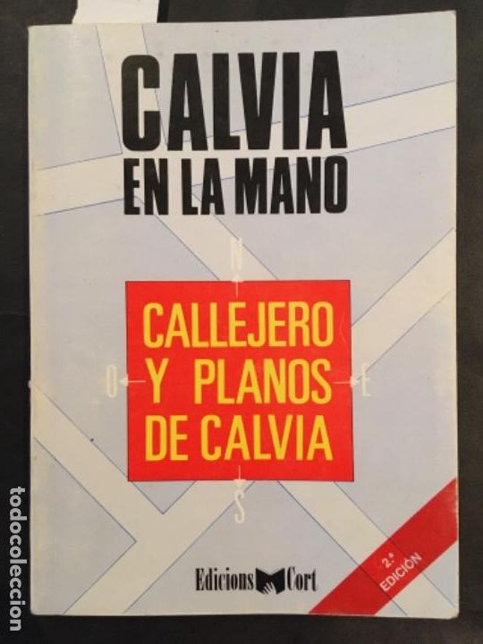 Libros de segunda mano: CALVIA EN LA MANO, CALLEJERO Y PLANOS DE CALVIA, 1992